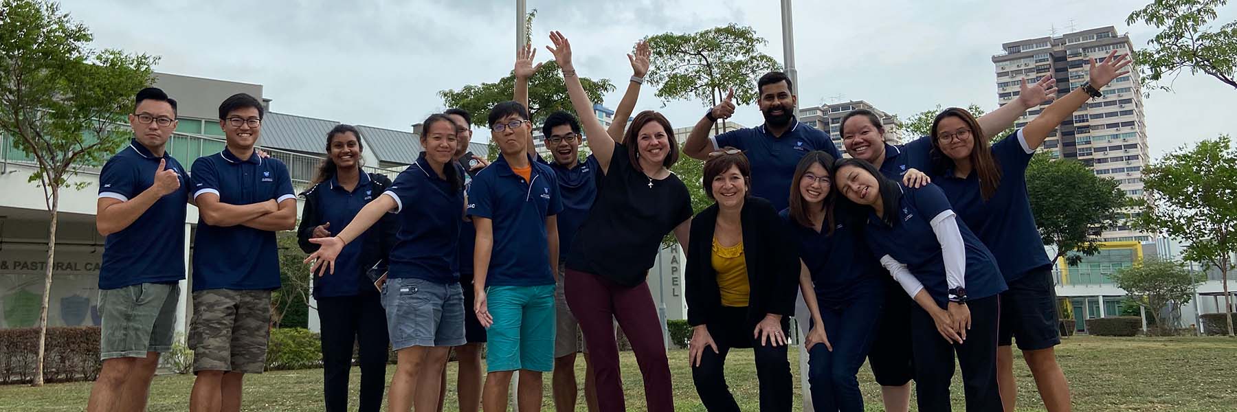 Group of students at an HANDS International Site